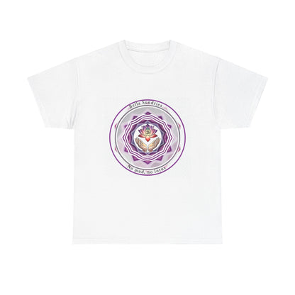 Spiritual Affirmation Tee, Unisex Heavy Cotton Shirt, Mandala Art Tee, Gift for Yogis, Meditation Tee, Mindfulness Apparel