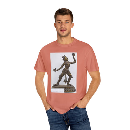 Spiritual Harmony Unisex T-shirt with Om Design, Casual Tee, Gift for Yogis, Meditation Wear, Relaxed Style