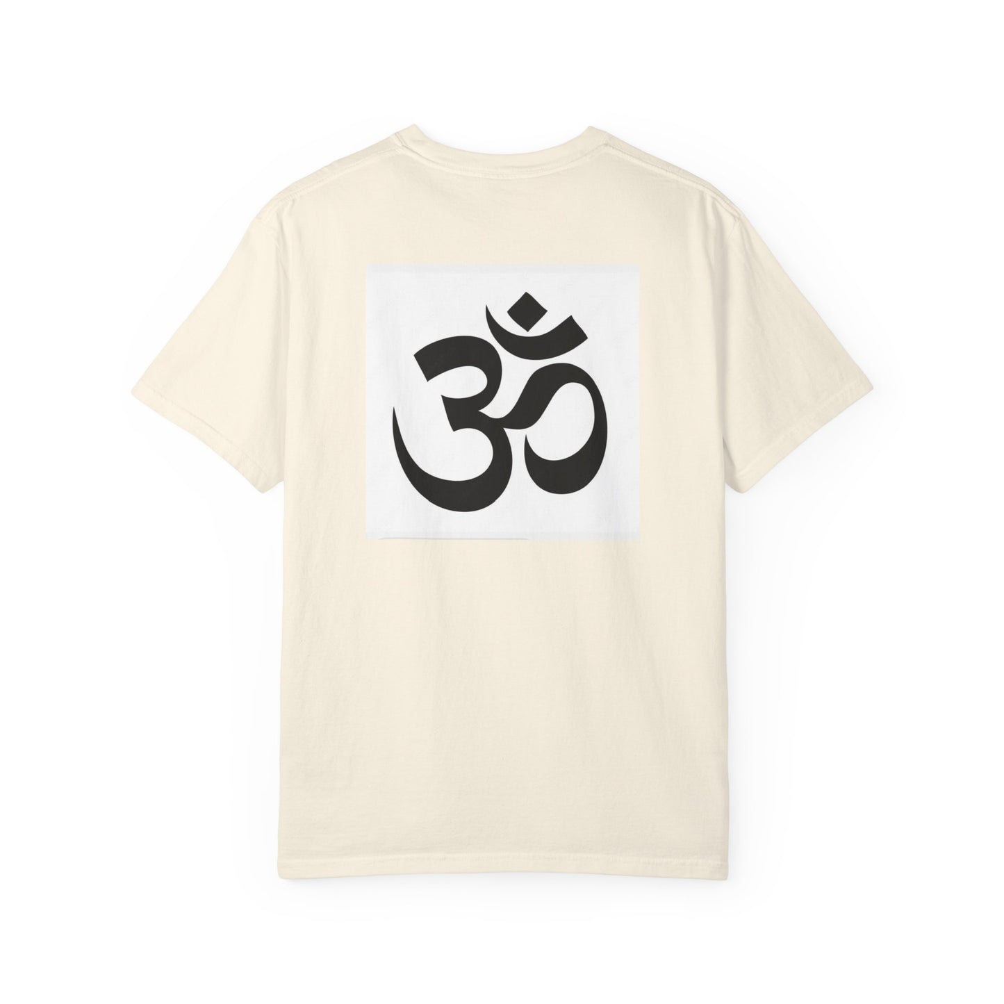 Spiritual Harmony Unisex T-shirt with Om Design, Casual Tee, Gift for Yogis, Meditation Wear, Relaxed Style