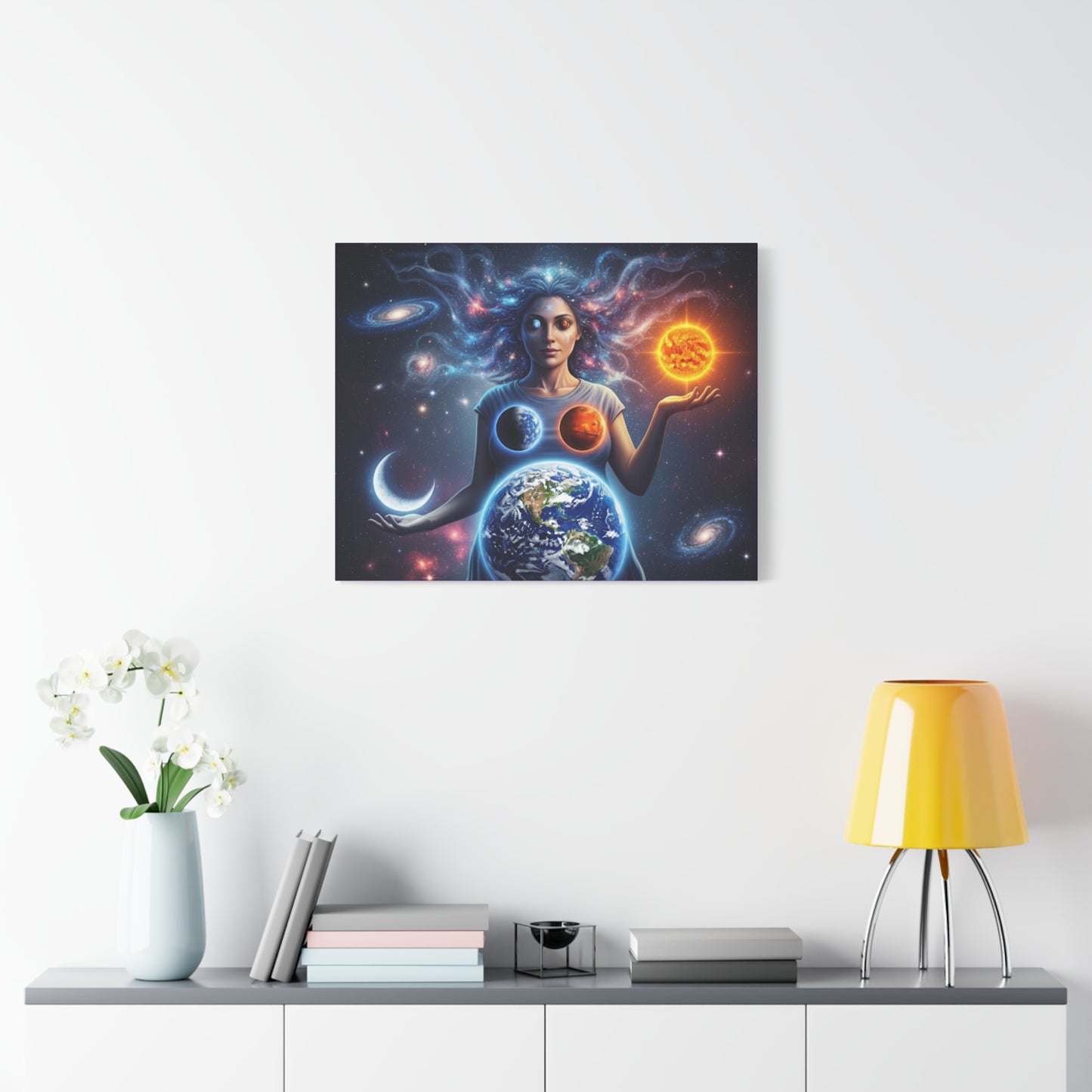 Cosmic Canvas Print - Celestial Art for Space Lovers, Home Decor, Wall Art, Gift for Astronomers, Universe Wall Hanging