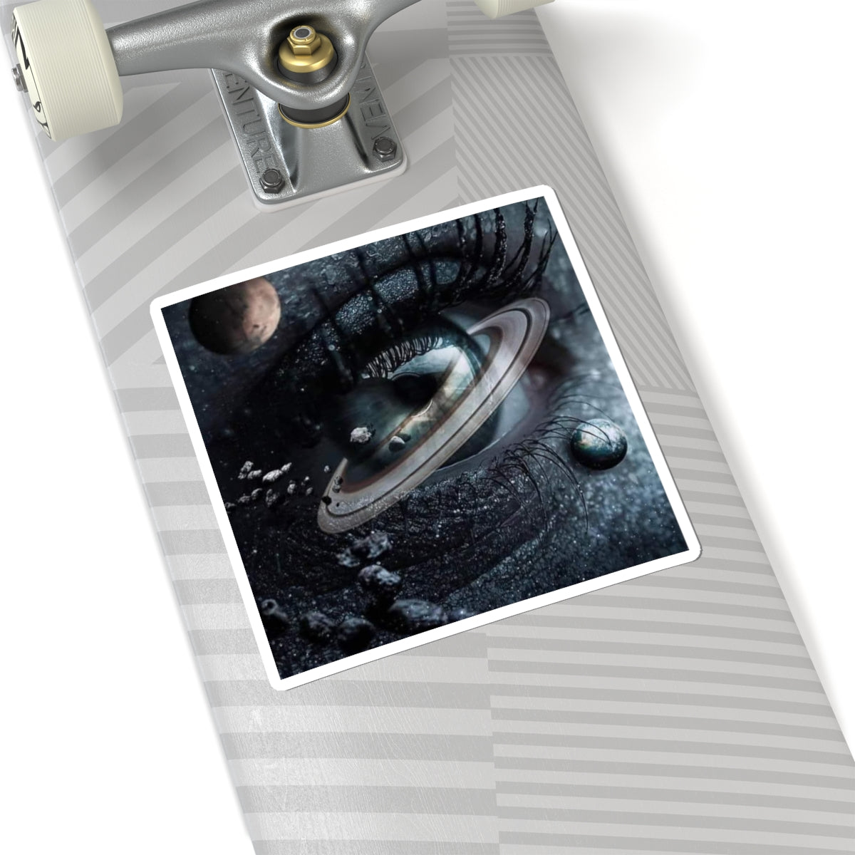 Mystical Space Eye Stickers - Cosmic Decor, Laptop Accessories, Gift for Stargazers, Aesthetic Wall Art, Unique Stationery