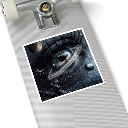 Mystical Space Eye Stickers - Cosmic Decor, Laptop Accessories, Gift for Stargazers, Aesthetic Wall Art, Unique Stationery
