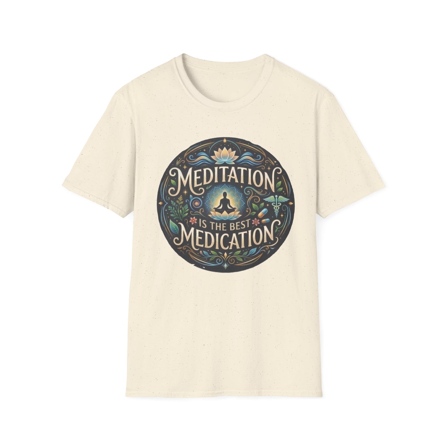 Meditation T-Shirt — "Meditation is the Best Medication" Mindfulness Tee