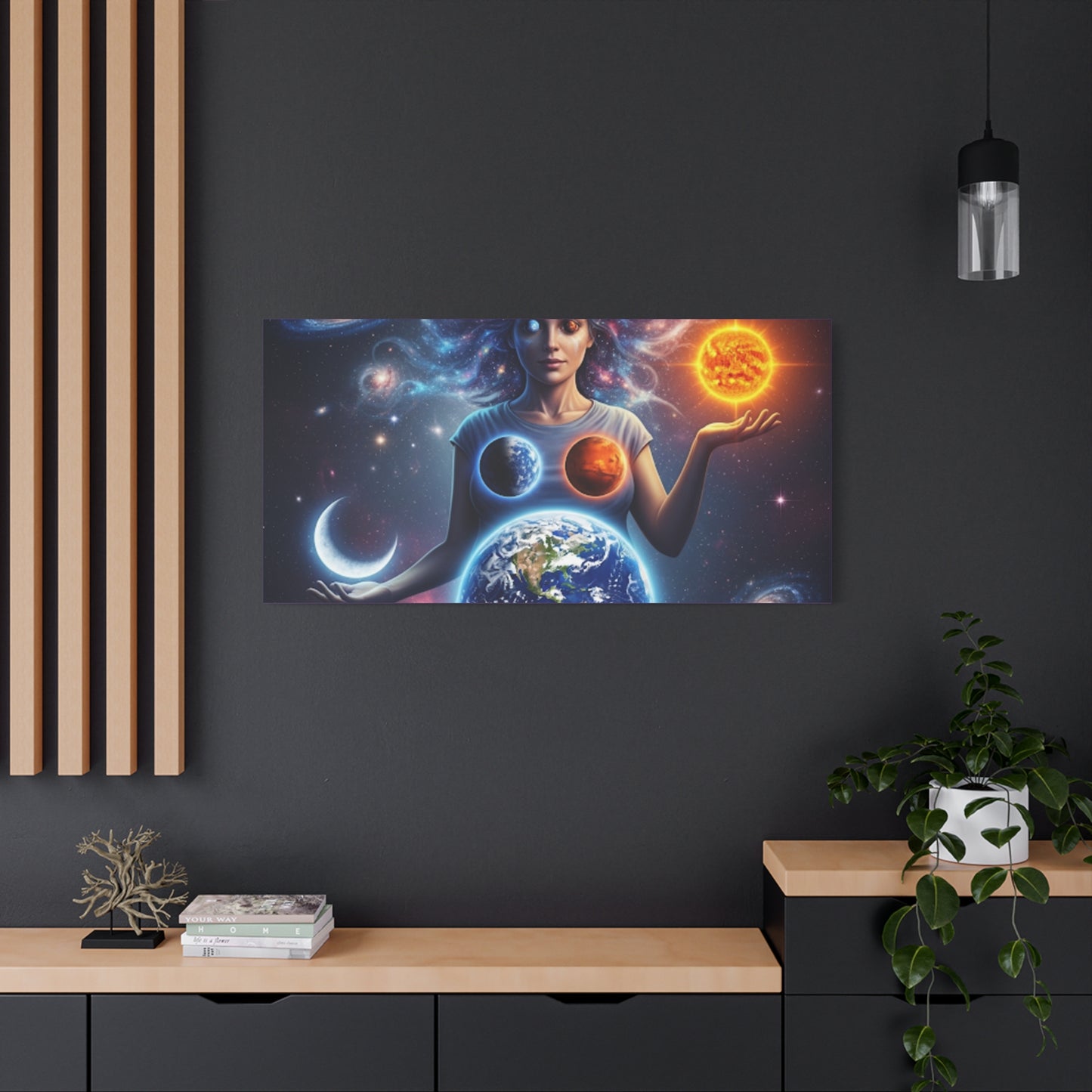 Cosmic Canvas Print - Celestial Art for Space Lovers, Home Decor, Wall Art, Gift for Astronomers, Universe Wall Hanging