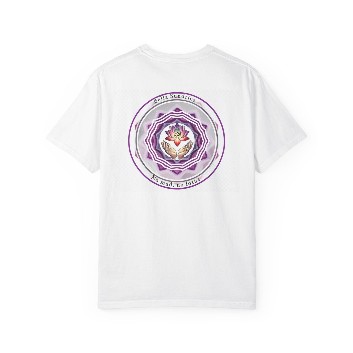 Spiritual Mandala T-Shirt, Unisex Garment-Dyed Tee for Meditation, Yoga, Mindfulness, Gift for Him/Her, Boho Chic Wear