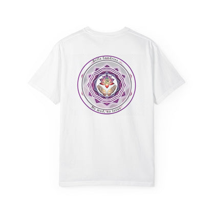 Spiritual Mandala T-Shirt, Unisex Garment-Dyed Tee for Meditation, Yoga, Mindfulness, Gift for Him/Her, Boho Chic Wear