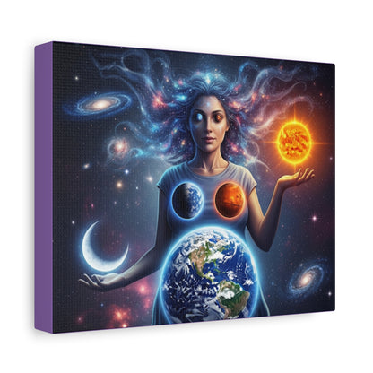Cosmic Canvas Print - Celestial Art for Space Lovers, Home Decor, Wall Art, Gift for Astronomers, Universe Wall Hanging