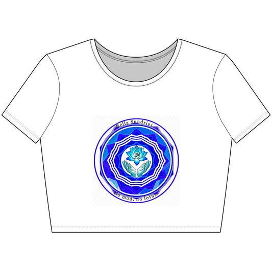 Copy of Crop Tee Chakra Art Women's Poly-Cotton
