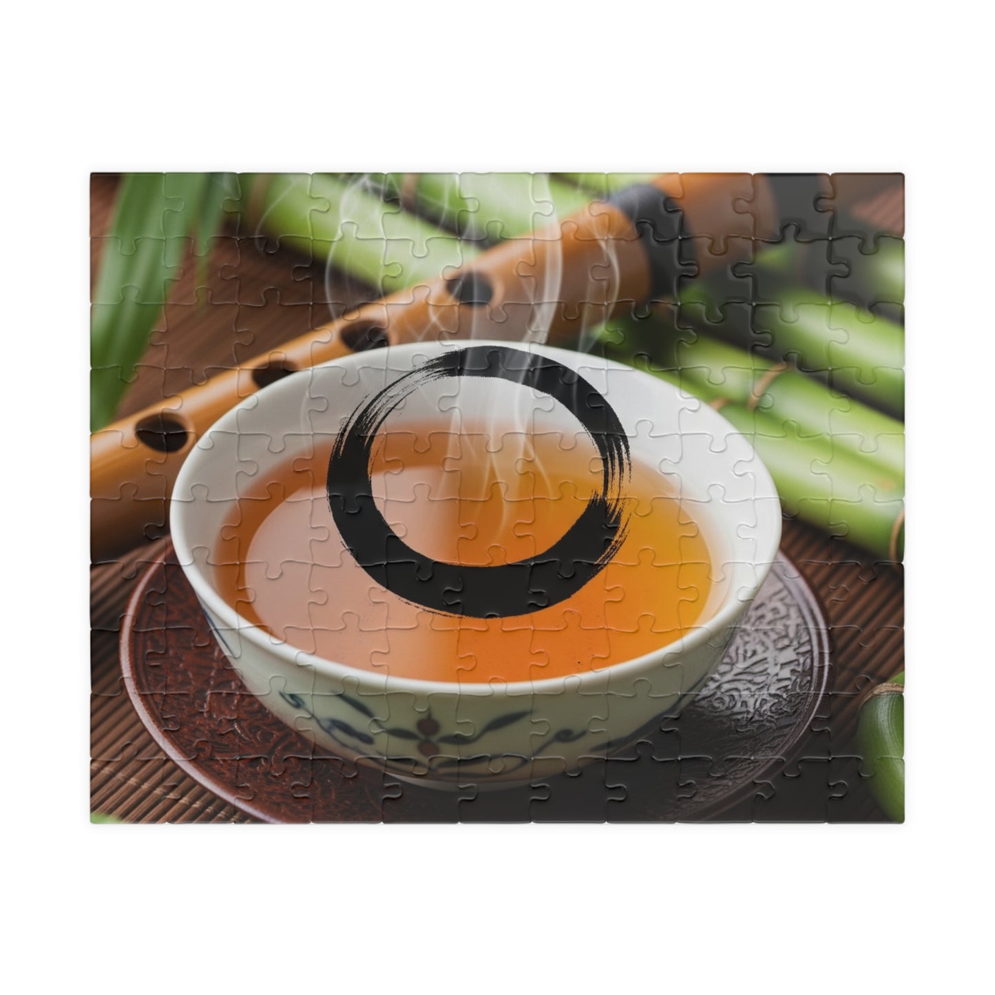 Tea-Themed Puzzle for Relaxation and Mindfulness, Perfect Gift for Tea Lovers, Family Fun, Game Night, Rainy Day Activity