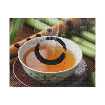 Tea-Themed Puzzle for Relaxation and Mindfulness, Perfect Gift for Tea Lovers, Family Fun, Game Night, Rainy Day Activity