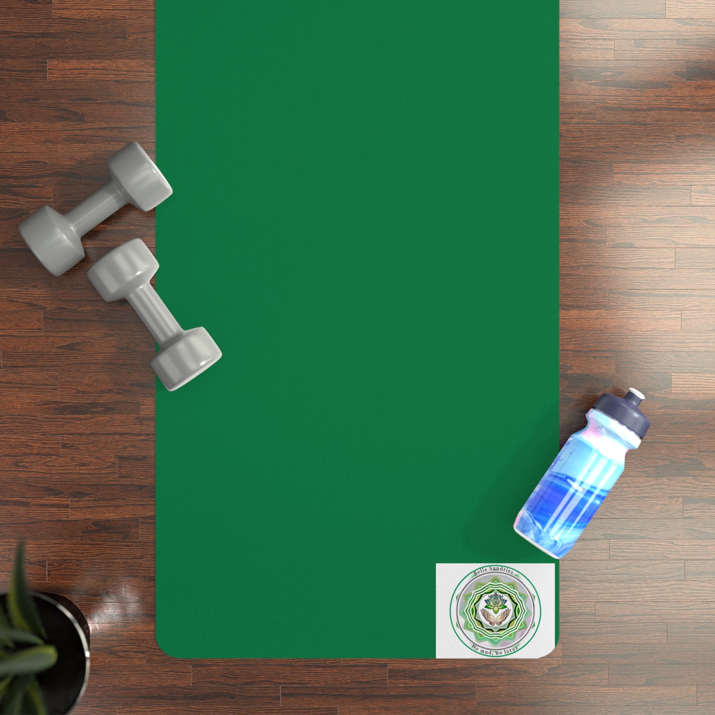 Eco-Friendly Rubber Yoga Mat, Non-Slip Workout Mat, Yoga Gift for Her, Exercise Mat for Home, Fitness Equipment for Yoga and Pilates