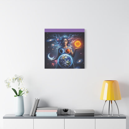 Cosmic Canvas Print - Celestial Art for Space Lovers, Home Decor, Wall Art, Gift for Astronomers, Universe Wall Hanging