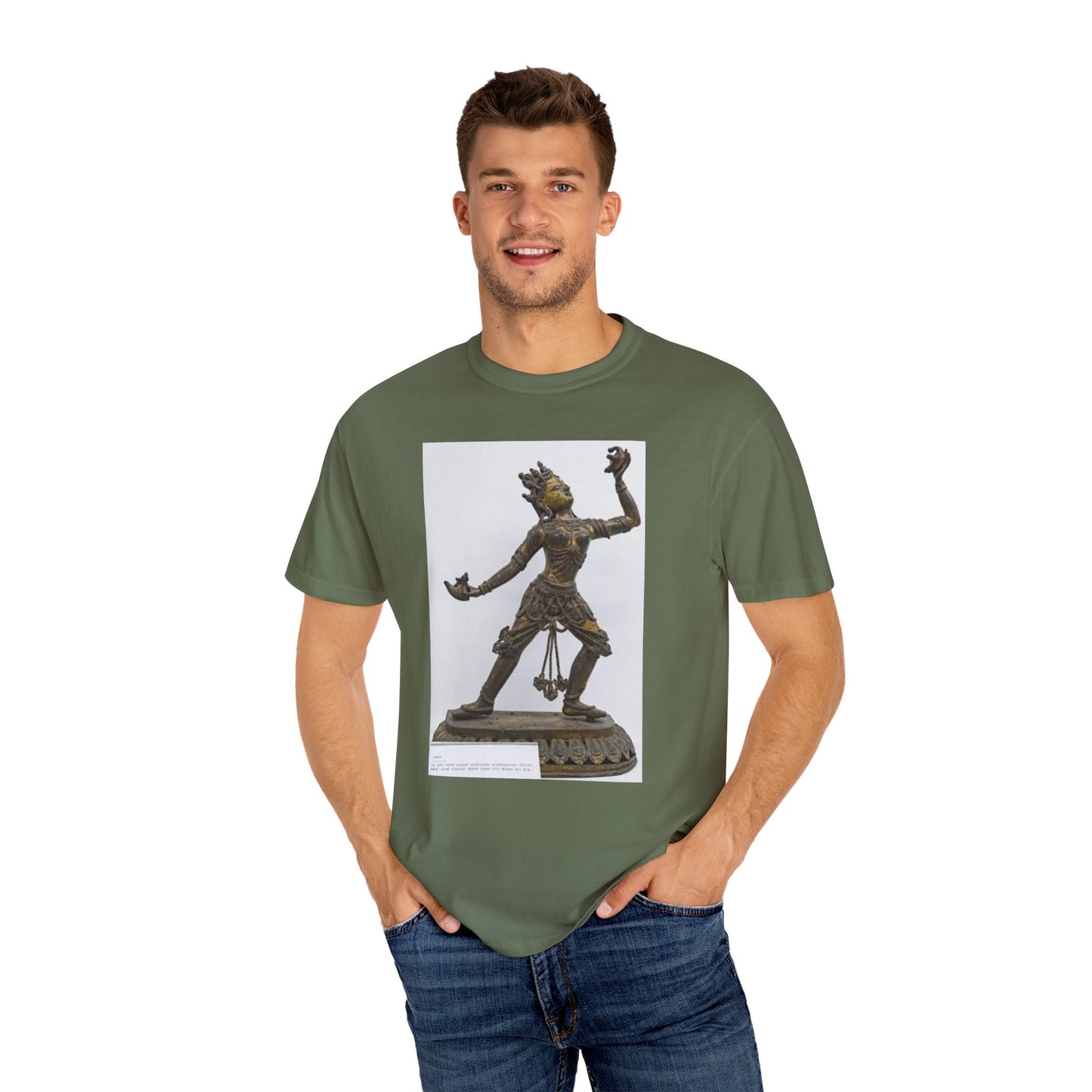 Spiritual Harmony Unisex T-shirt with Om Design, Casual Tee, Gift for Yogis, Meditation Wear, Relaxed Style