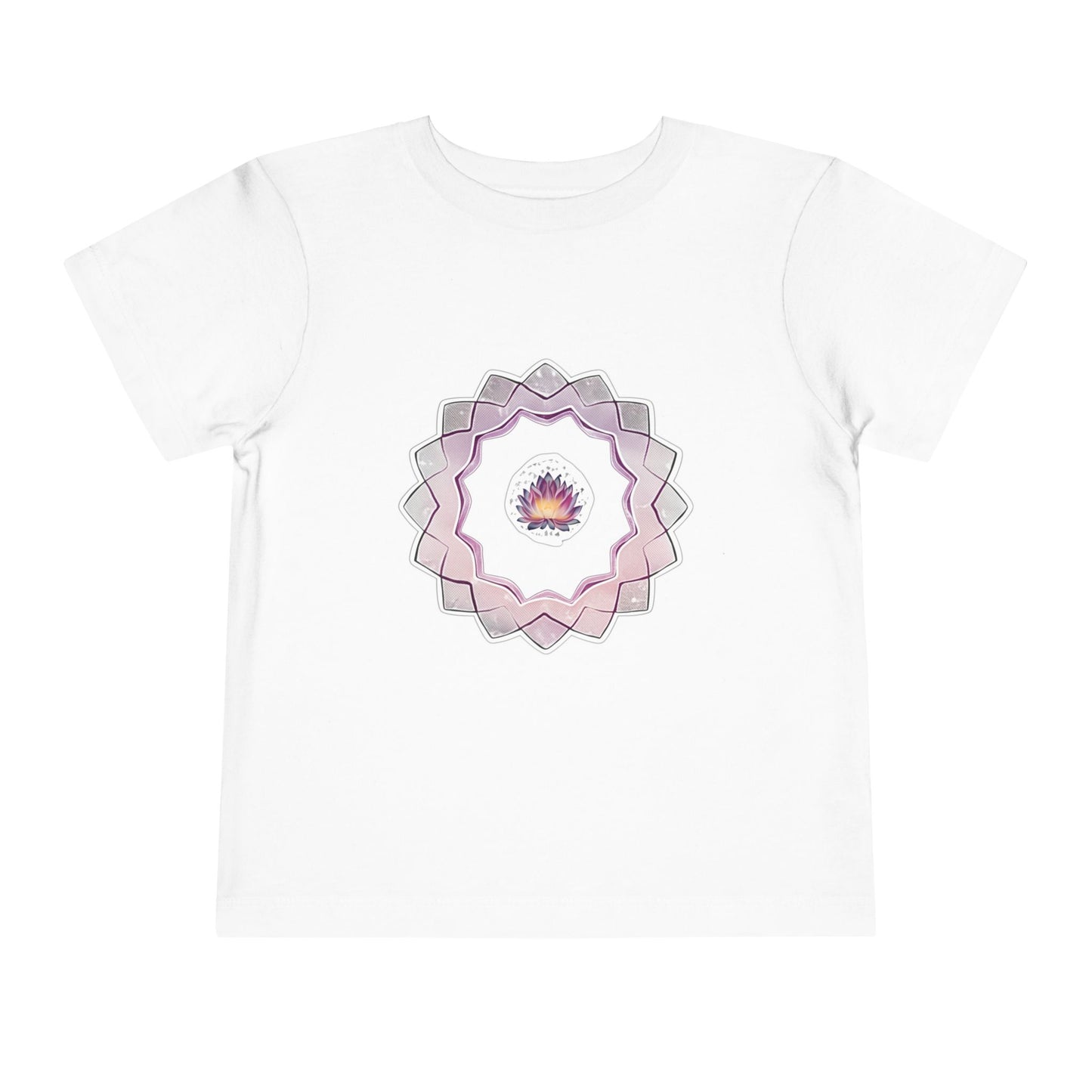 Lotus Flower Toddler Tee | Cute Short Sleeve Shirt, Kids Gift, Flower Graphic Tee, Baby Shower Gift, Summer Playtime Top