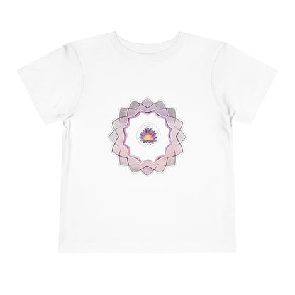 Lotus Flower Toddler Tee | Cute Short Sleeve Shirt, Kids Gift, Flower Graphic Tee, Baby Shower Gift, Summer Playtime Top