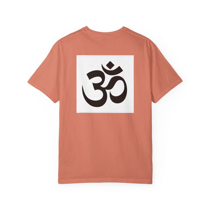 Spiritual Harmony Unisex T-shirt with Om Design, Casual Tee, Gift for Yogis, Meditation Wear, Relaxed Style