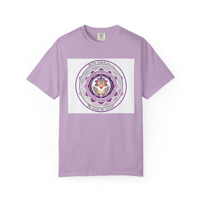 Spiritual Mandala T-Shirt, Unisex Garment-Dyed Tee for Meditation, Yoga, Mindfulness, Gift for Him/Her, Boho Chic Wear