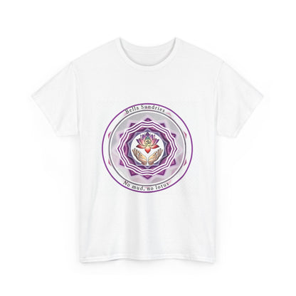 Spiritual Affirmation Tee, Unisex Heavy Cotton Shirt, Mandala Art Tee, Gift for Yogis, Meditation Tee, Mindfulness Apparel