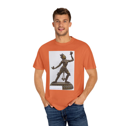Spiritual Harmony Unisex T-shirt with Om Design, Casual Tee, Gift for Yogis, Meditation Wear, Relaxed Style