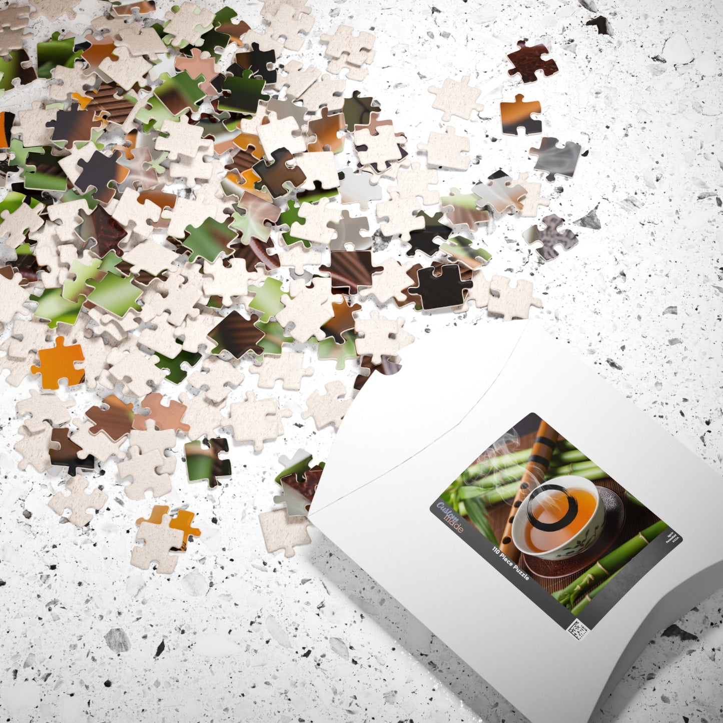 Tea-Themed Puzzle for Relaxation and Mindfulness, Perfect Gift for Tea Lovers, Family Fun, Game Night, Rainy Day Activity