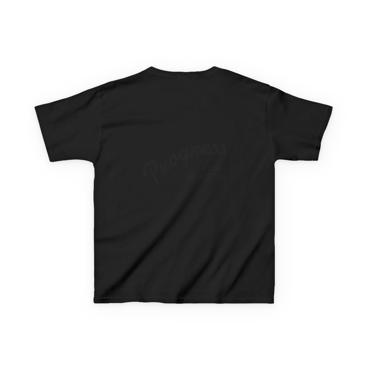Kids Tee — ‘Progress Over Perfection’ Lotus Graphic