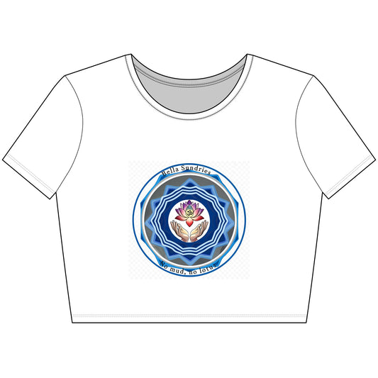 Copy of Copy of Crop Tee Chakra Art Women's Poly-Cotton