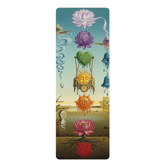 Yoga Mat - Abstract Chakra Design by Tonya Mannsur