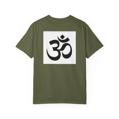 Spiritual Harmony Unisex T-shirt with Om Design, Casual Tee, Gift for Yogis, Meditation Wear, Relaxed Style
