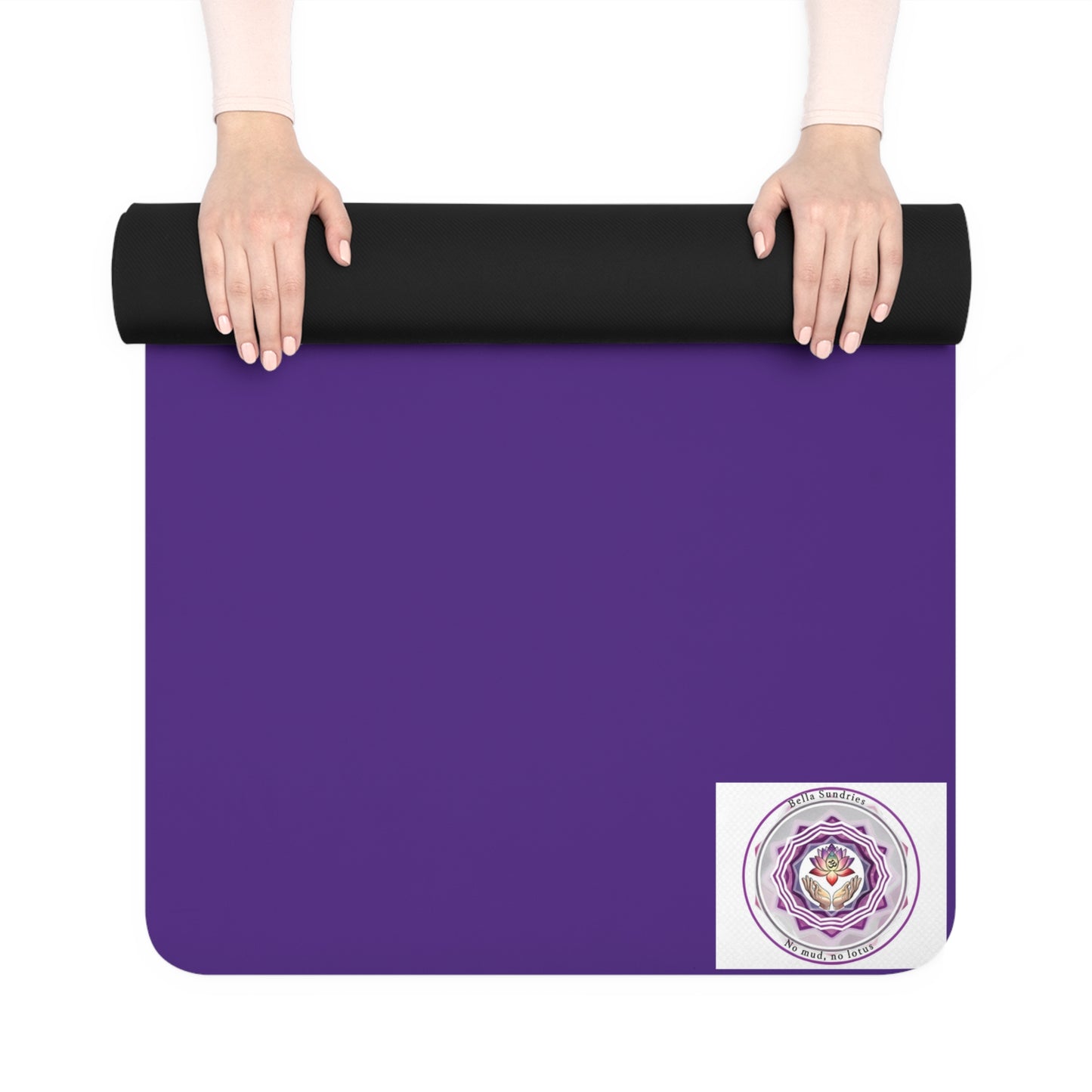 Eco-Friendly Rubber Yoga Mat for Home & Studio Sessions, Non-Slip Fitness Mat, Meditation, Perfect Gift for Yoga Lovers, Exercise Equipment
