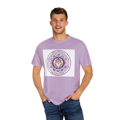 Spiritual Mandala T-Shirt, Unisex Garment-Dyed Tee for Meditation, Yoga, Mindfulness, Gift for Him/Her, Boho Chic Wear