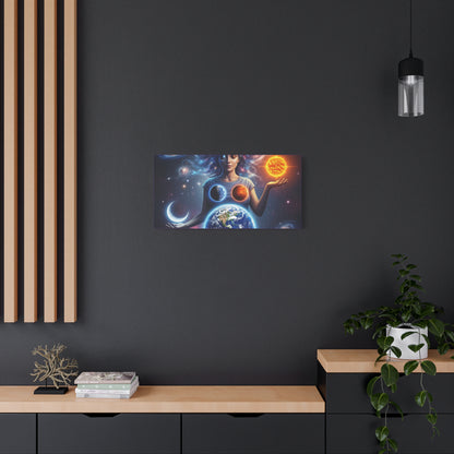Cosmic Canvas Print - Celestial Art for Space Lovers, Home Decor, Wall Art, Gift for Astronomers, Universe Wall Hanging