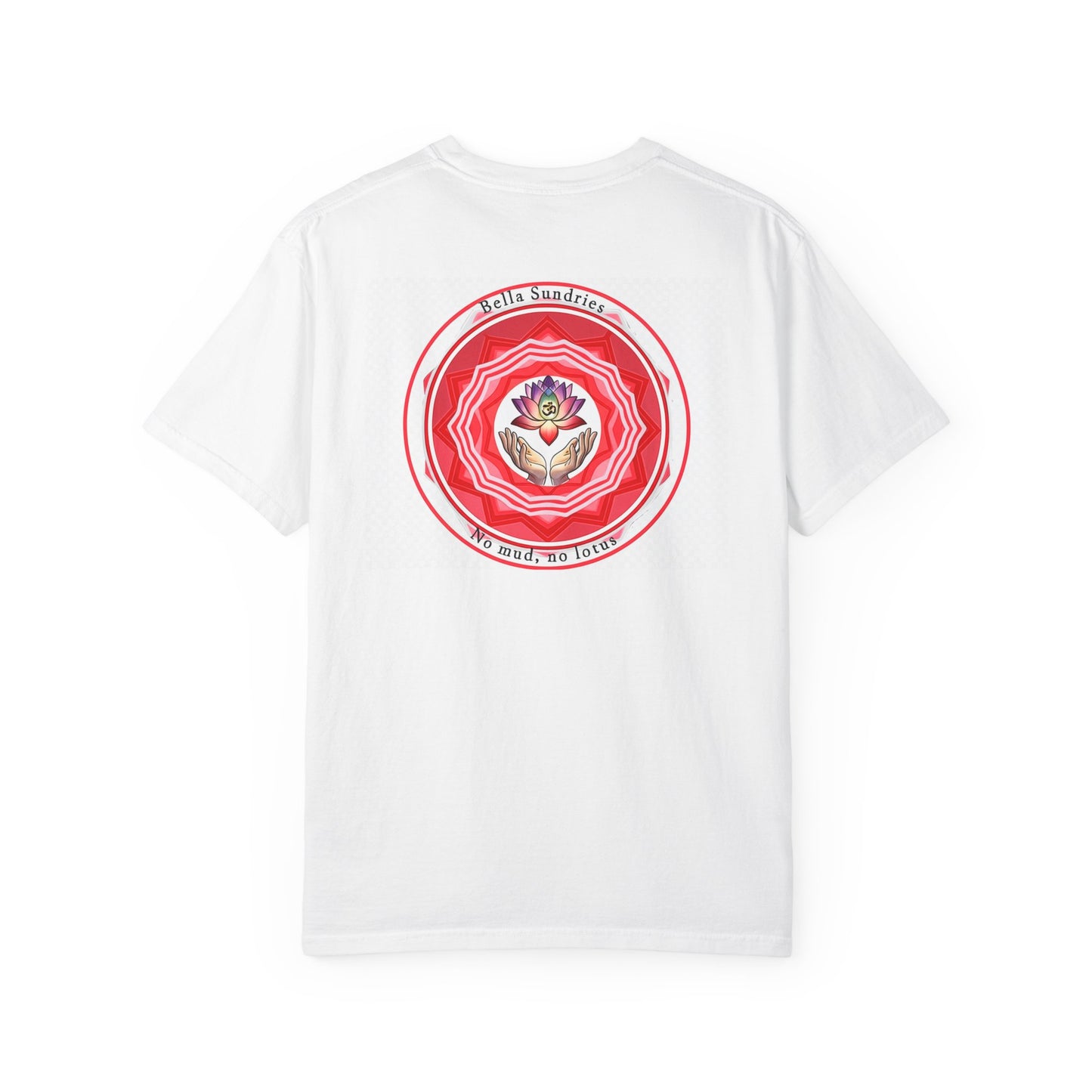 Spiritual Mandala T-Shirt, Unisex Garment-Dyed Tee for Meditation, Yoga, Mindfulness, Gift for Him/Her, Boho Chic Wear