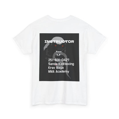 Unisex Heavy Cotton Tee  instructor for Martial Arts, Kickboxing Training Shirt, Integrity Academy Gear, Athletic Apparel, MMA T-shirt, Fight Club [...]