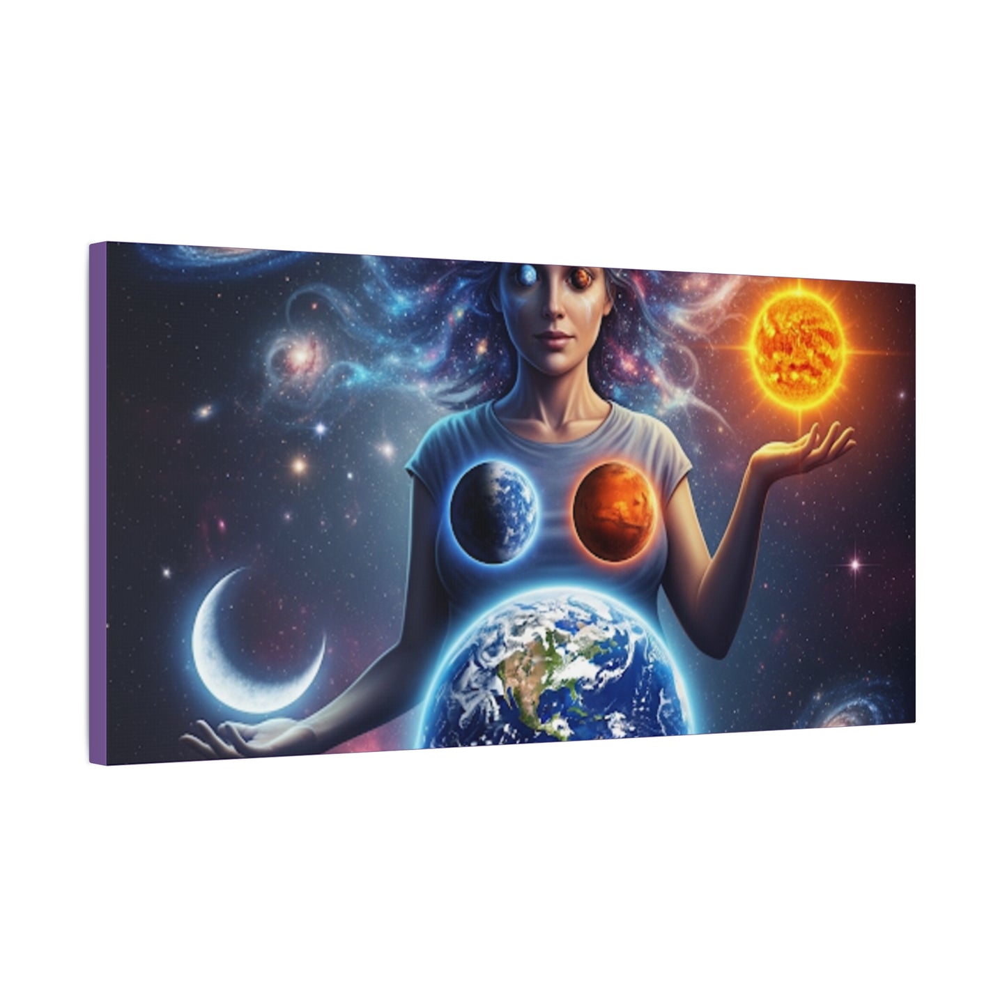 Cosmic Canvas Print - Celestial Art for Space Lovers, Home Decor, Wall Art, Gift for Astronomers, Universe Wall Hanging