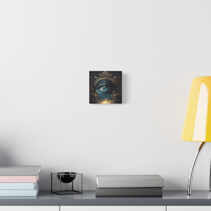 Mystical Eye Canvas Wall Art, Boho Decor, Home Wall Art, Unique Gift, Modern Artwork, Eye Design