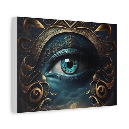Mystical Eye Canvas Wall Art, Boho Decor, Home Wall Art, Unique Gift, Modern Artwork, Eye Design