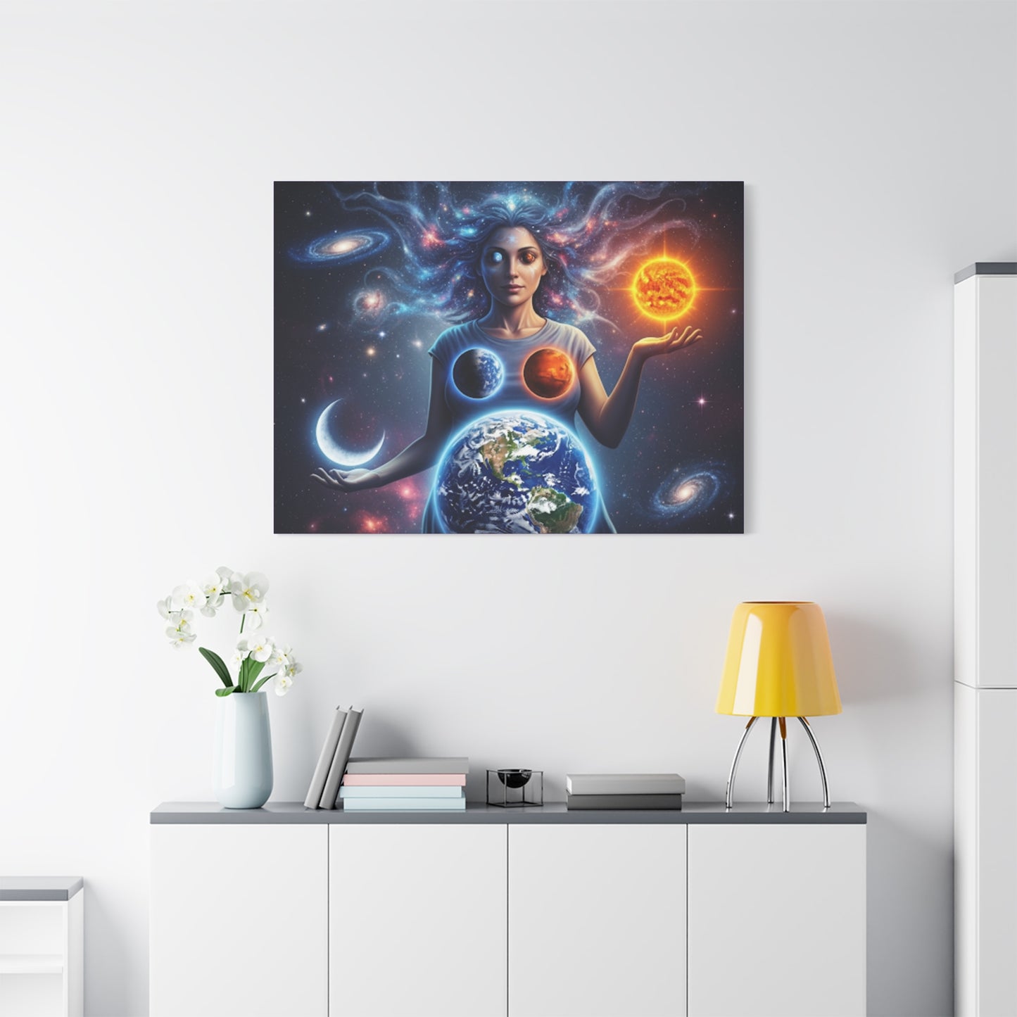 Cosmic Canvas Print - Celestial Art for Space Lovers, Home Decor, Wall Art, Gift for Astronomers, Universe Wall Hanging