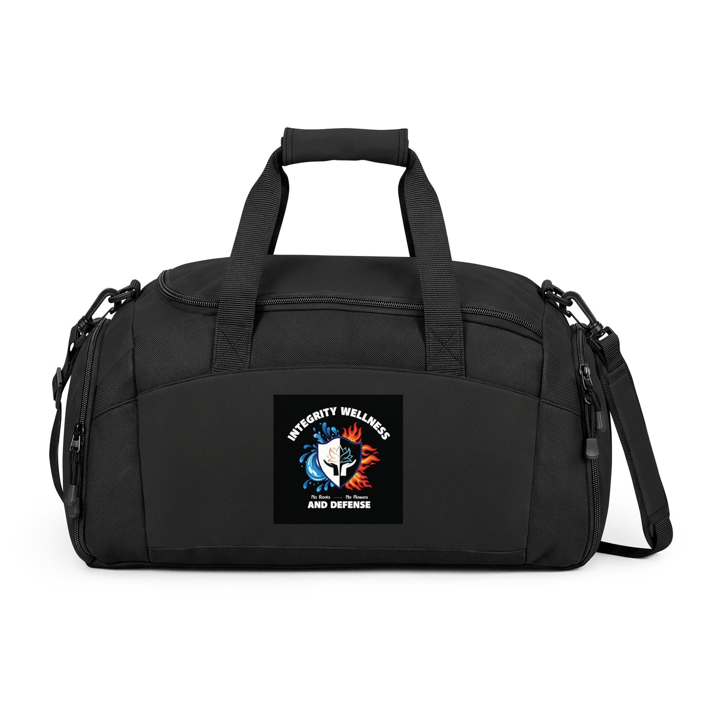 Wellness and Self-Defense Gym Bag — Dual-Element Logo Duffel