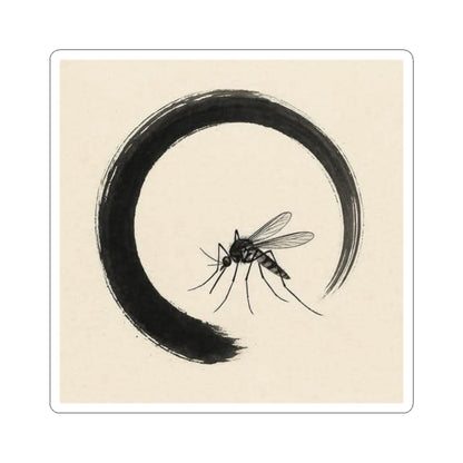 Elegant Mosquito Kiss-Cut Stickers | Artistic Insect Design, Perfect for Laptop, Journals, Eco-Friendly Decor, Gift Ideas