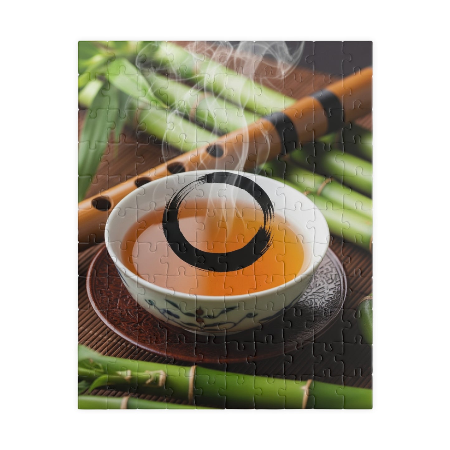 Tea-Themed Puzzle for Relaxation and Mindfulness, Perfect Gift for Tea Lovers, Family Fun, Game Night, Rainy Day Activity