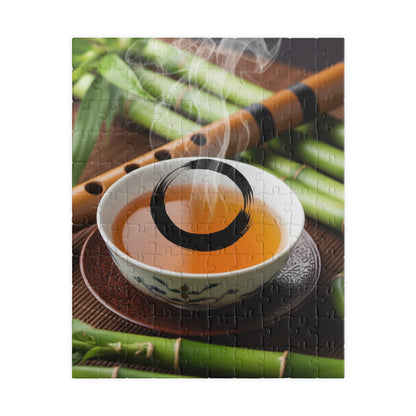 Tea-Themed Puzzle for Relaxation and Mindfulness, Perfect Gift for Tea Lovers, Family Fun, Game Night, Rainy Day Activity