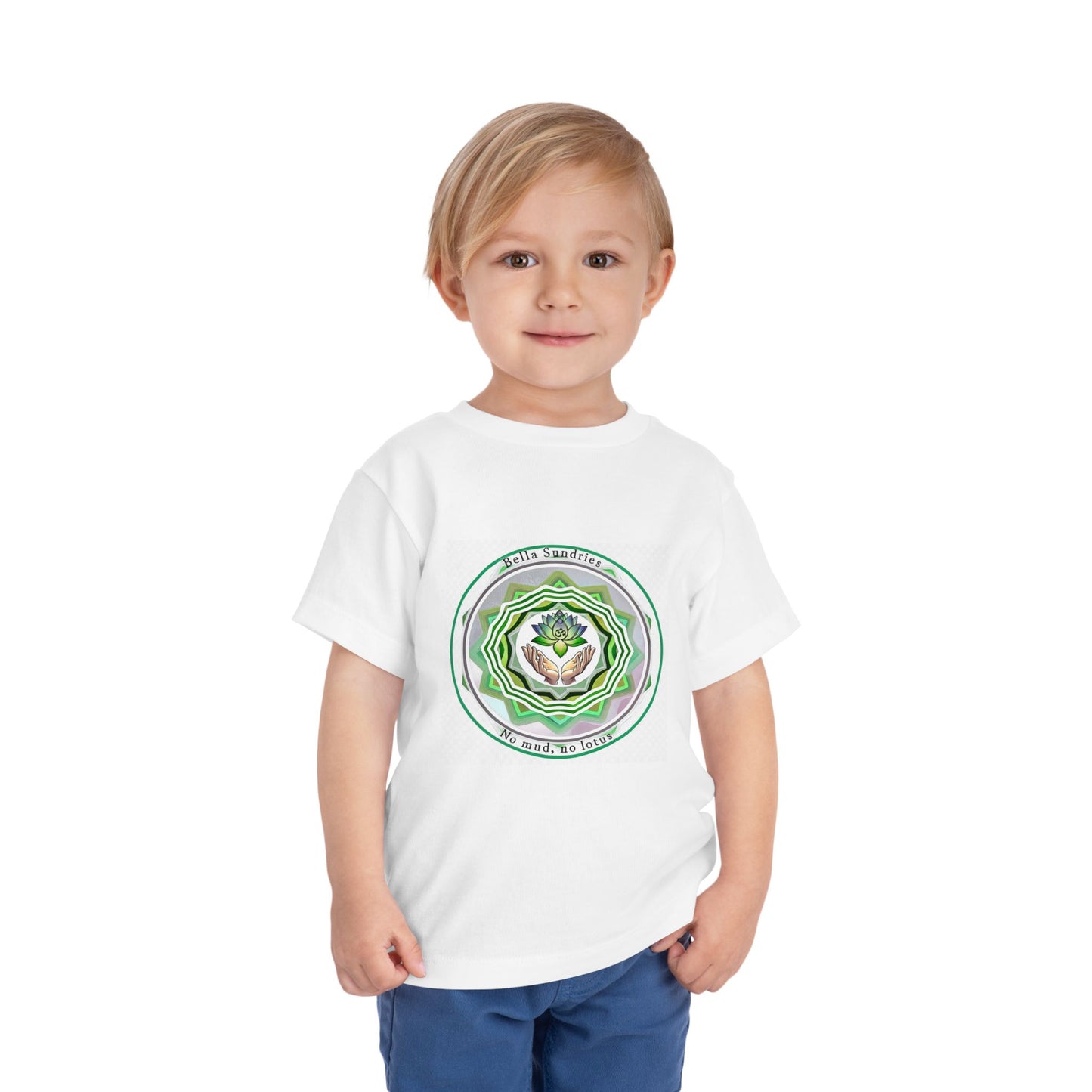 Lotus Flower Toddler Tee | Cute Short Sleeve Shirt, Kids Gift, Flower Graphic Tee, Baby Shower Gift, Summer Playtime Top