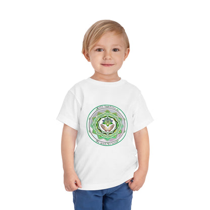 Lotus Flower Toddler Tee | Cute Short Sleeve Shirt, Kids Gift, Flower Graphic Tee, Baby Shower Gift, Summer Playtime Top