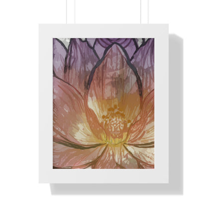 Vertical Poster Lotus Graphics by Tonya Ben Mansour