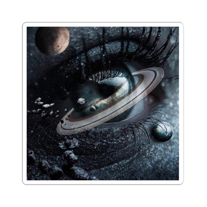 Mystical Space Eye Stickers - Cosmic Decor, Laptop Accessories, Gift for Stargazers, Aesthetic Wall Art, Unique Stationery