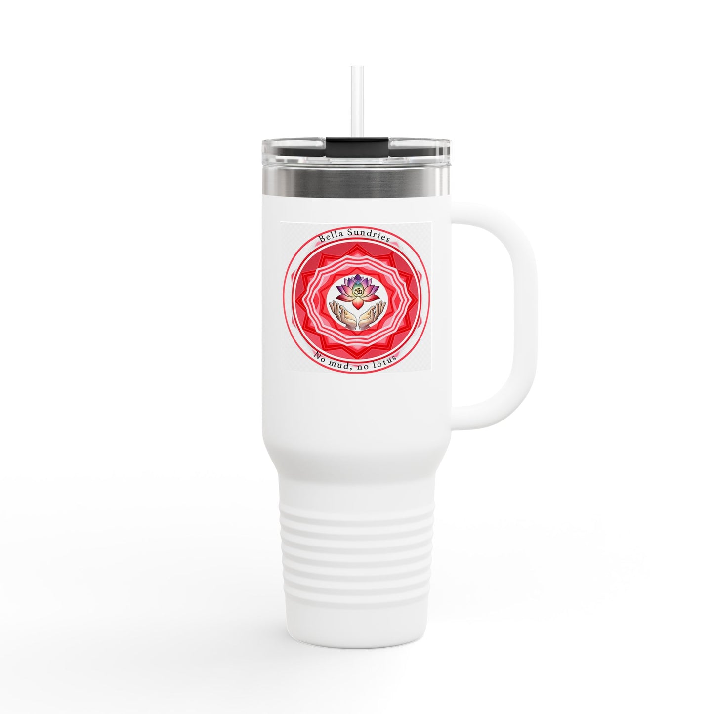 Stylish Insulated Travel Mug, 40oz | Perfect for Coffee Lovers, Outdoor Adventures, Gifts for Holidays, Floral Design