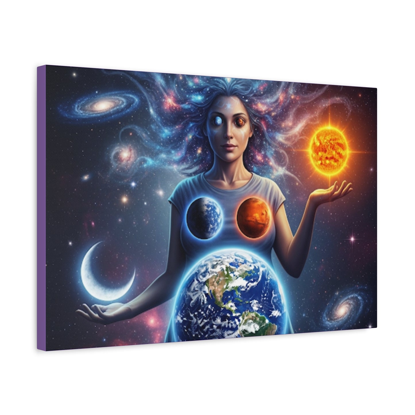 Cosmic Canvas Print - Celestial Art for Space Lovers, Home Decor, Wall Art, Gift for Astronomers, Universe Wall Hanging