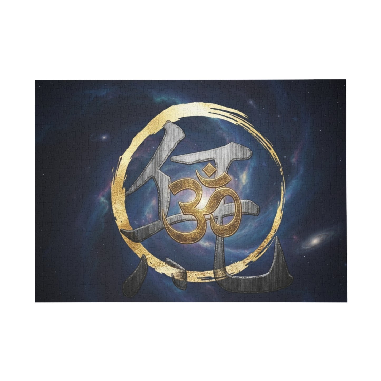 Om Symbol Galaxy Jigsaw Puzzle — Meditation & Spirituality 96–1000 Piece
