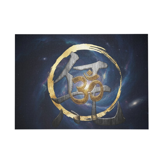 Om Symbol Galaxy Jigsaw Puzzle — Meditation & Spirituality 96–1000 Piece