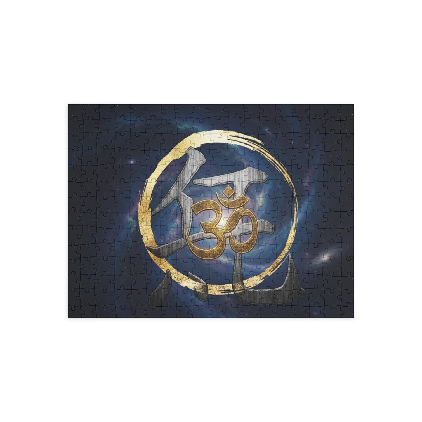 Om Symbol Galaxy Jigsaw Puzzle — Meditation & Spirituality 96–1000 Piece